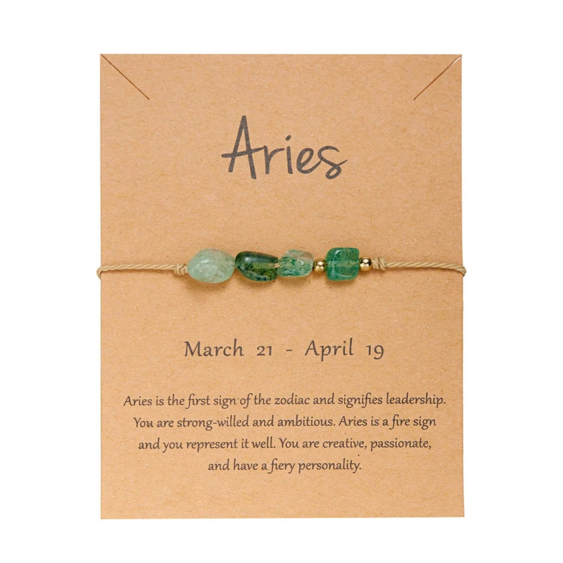 Pulsera de Constelación del Zodiaco – 12 Signos