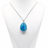 Super Blue Larimar Pendant in 925 Sterling Silver