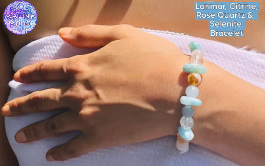 Stella Maris Collection – Caribbean Boho Jewelry for Women | Larimar, Citrine, Seashell | Perfect for Beach, Festivals & Summer Parties