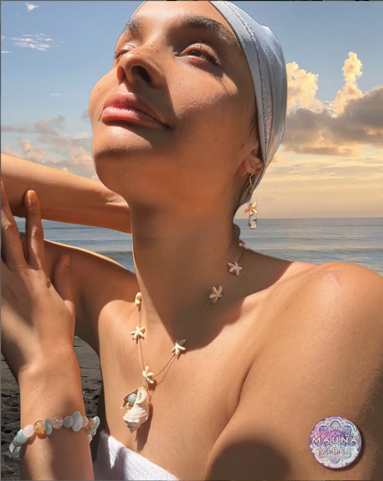 Stella Maris Collection – Caribbean Boho Jewelry for Women | Larimar, Citrine, Seashell | Perfect for Beach, Festivals & Summer Parties