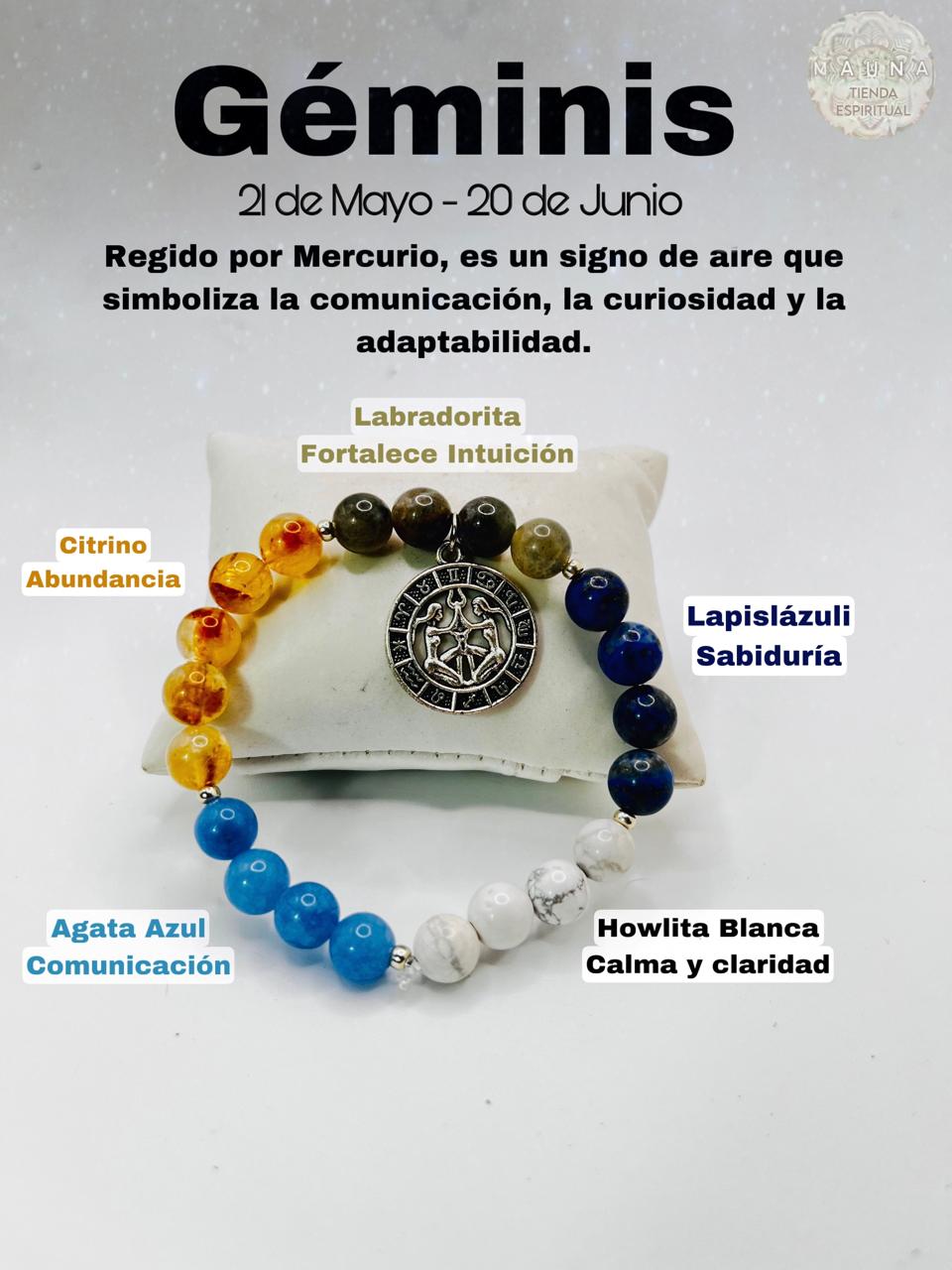 Pulseiras de Astrologia do Zodíaco para Homens e Mulheres • Gemas Alinhadas com o Seu Signo • Joias de Astrologia para Energia e Proteção - Presente Espiritual para Amigos