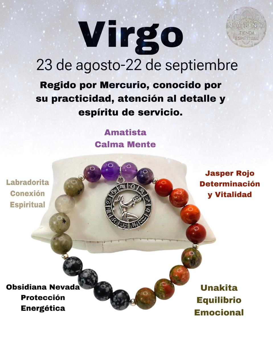Pulseiras de Astrologia do Zodíaco para Homens e Mulheres • Gemas Alinhadas com o Seu Signo • Joias de Astrologia para Energia e Proteção - Presente Espiritual para Amigos