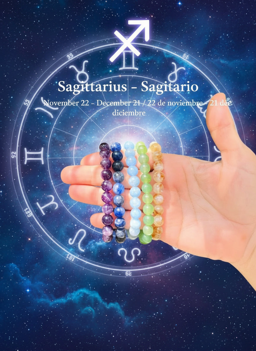 Zodiac Bracelet Collection | Birthstone Crystals for Every Sign 5 Set