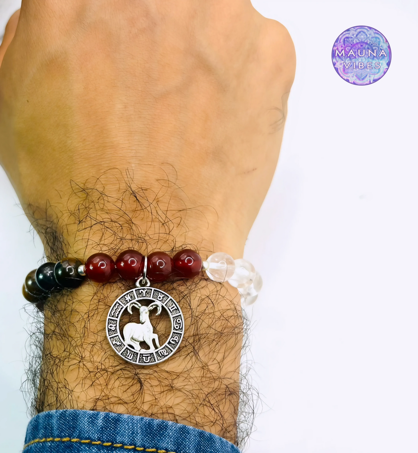 Pulseiras de Astrologia do Zodíaco para Homens e Mulheres • Gemas Alinhadas com o Seu Signo • Joias de Astrologia para Energia e Proteção - Presente Espiritual para Amigos