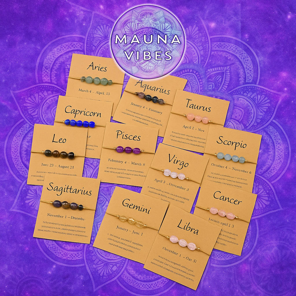 Pulsera de Constelación del Zodiaco – 12 Signos