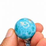bead larimar necklace