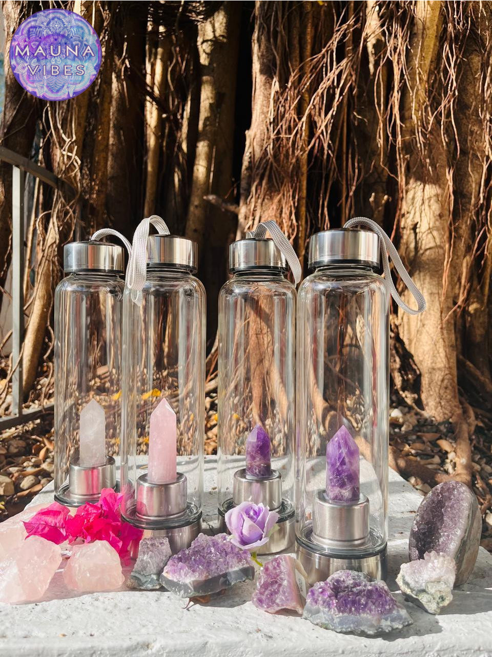Crystal Infused Water Bottle