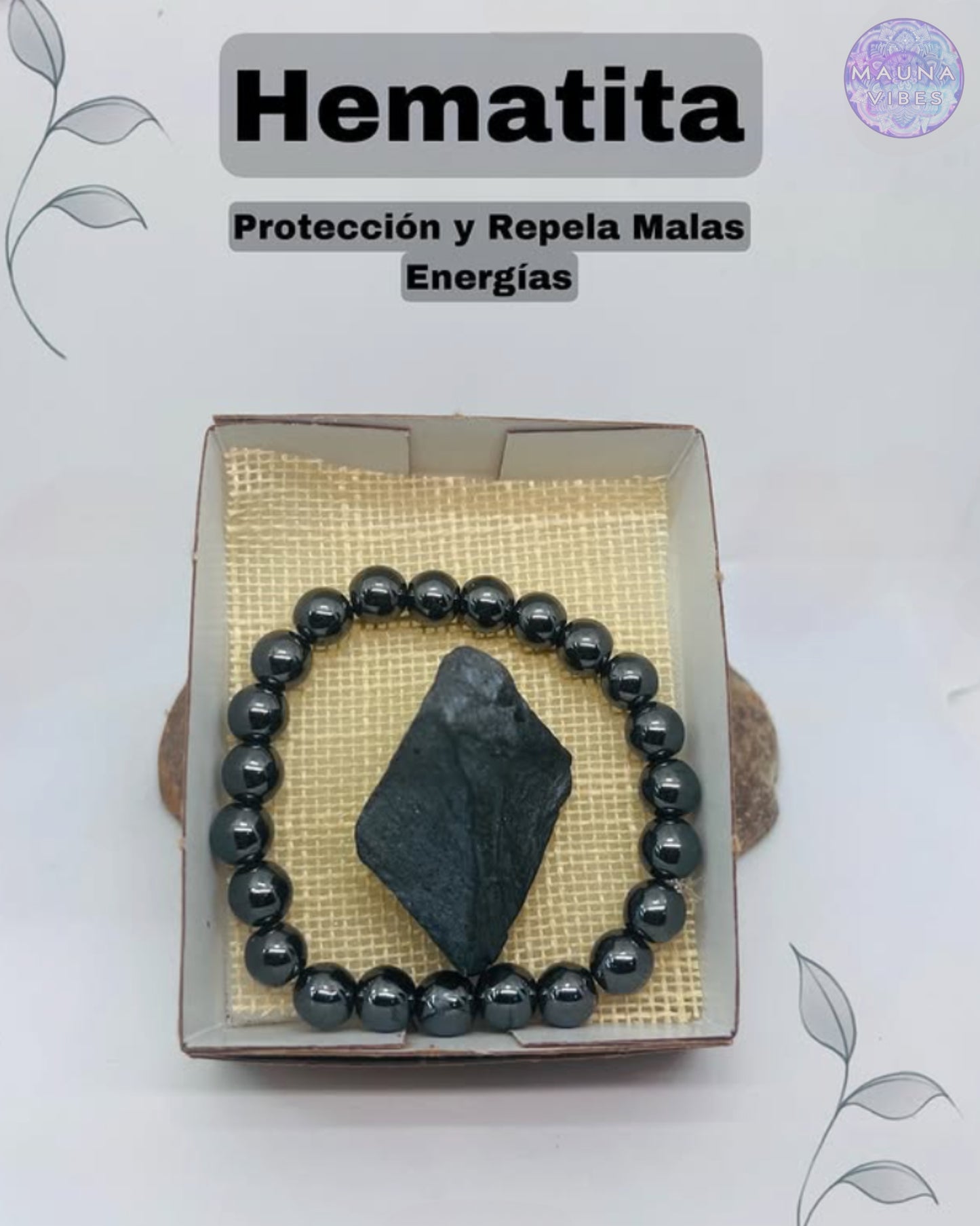 Hematite Bracelet - Protection Bracelet  - Healing Stone Jewelry - Natural Hematite - Energy Bracelet - Unisex Gift