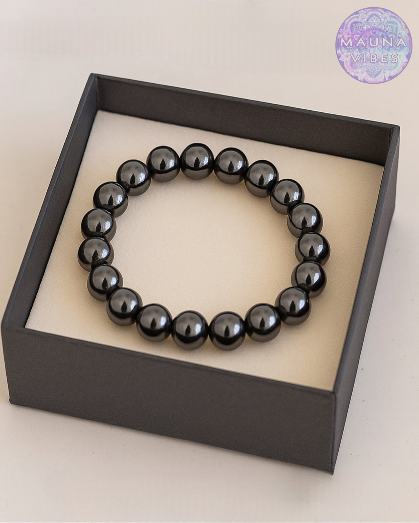 Hematite Bracelet - Protection Bracelet  - Healing Stone Jewelry - Natural Hematite - Energy Bracelet - Unisex Gift
