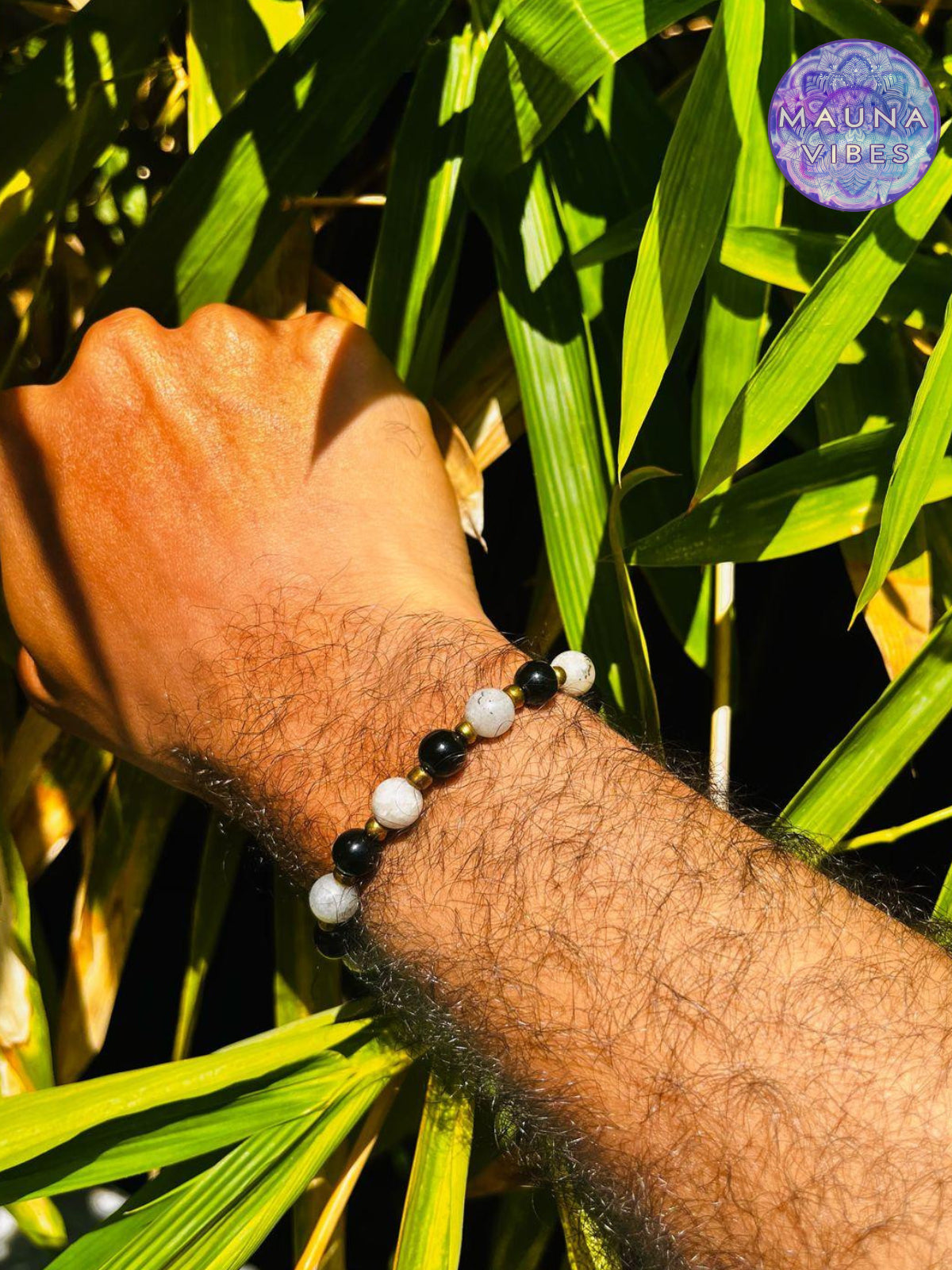 Pulseras de protección | Pulseras de protección – Joyas de cristales curativos para hombres y mujeres con amatista, obsidiana, malaquita, labradorita y más