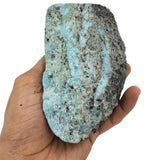 AAA Larimar Stone Slab – 1069g, Polished Face | Rare Collector Specimen