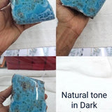 AAA Larimar Stone Slab – 1069g, Polished Face | Rare Collector Specimen