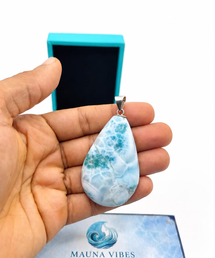Larimar Stone Pendant
