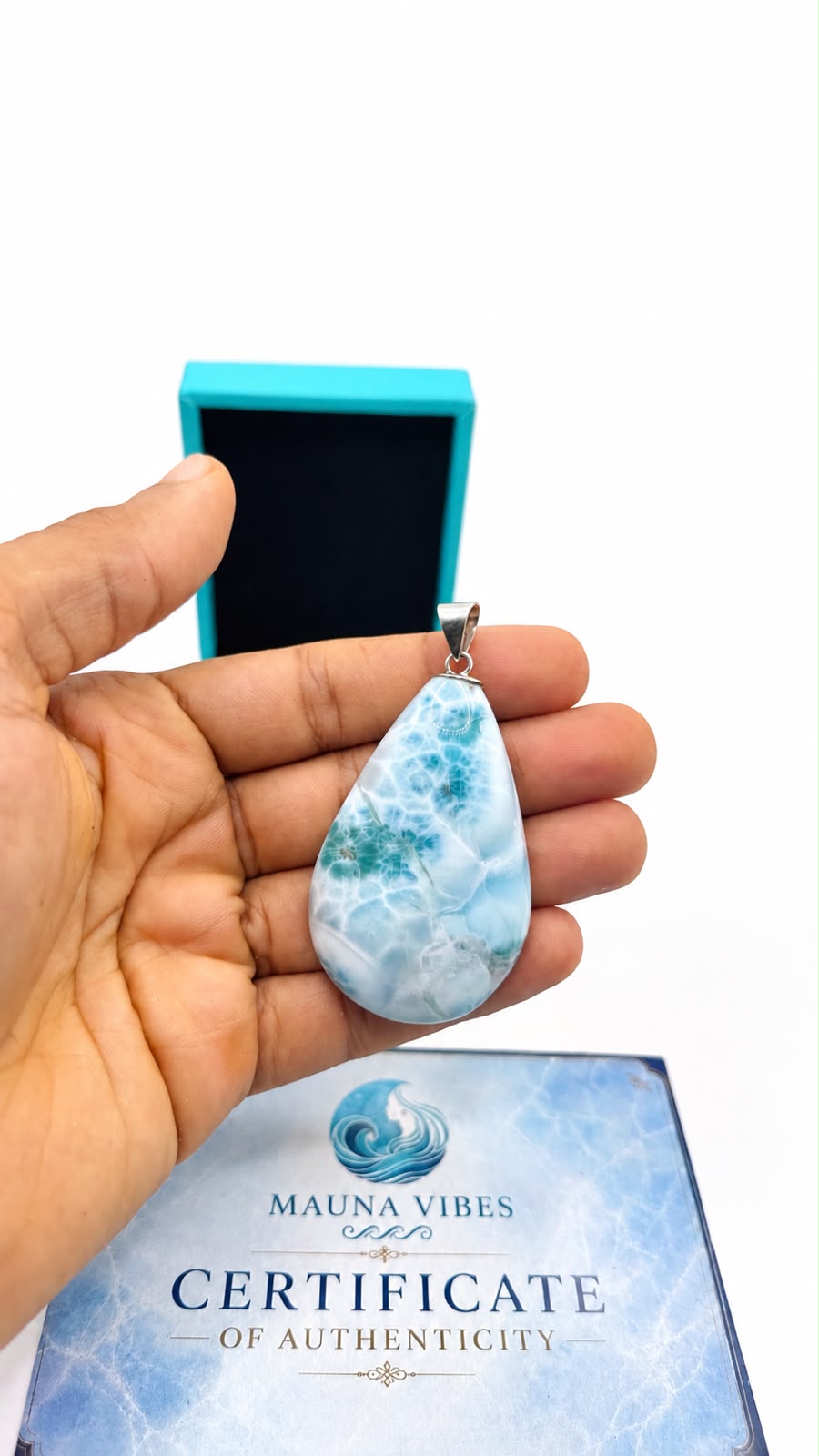 Larimar Stone Pendant
