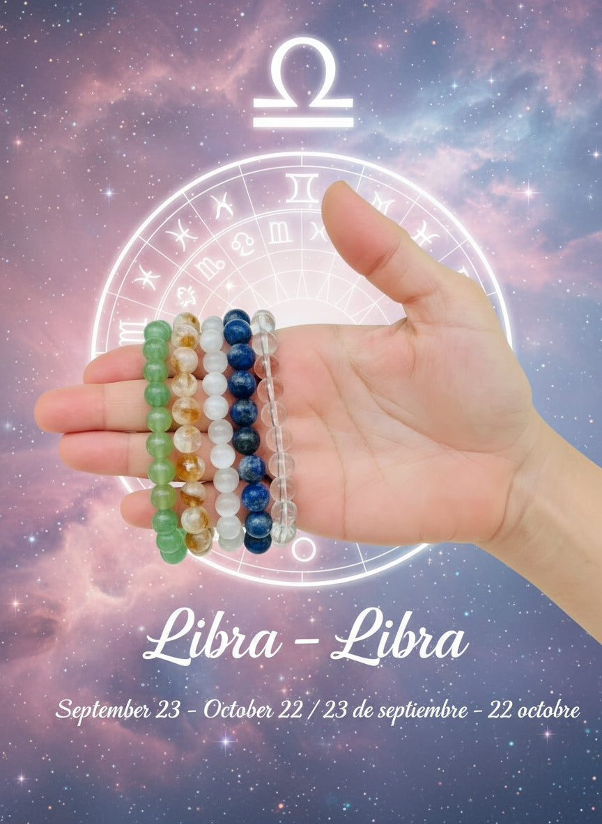 Zodiac Bracelet Collection | Birthstone Crystals for Every Sign 5 Set