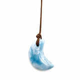 Larimar Moon Necklace