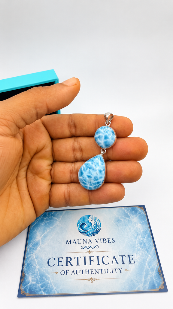 Larimar Pendant Necklace
