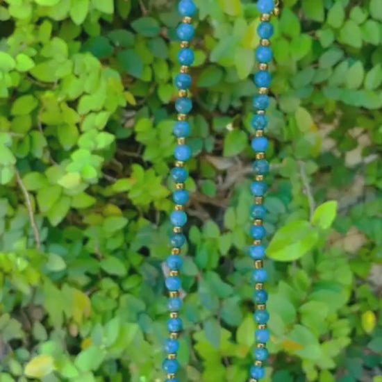 Blue Apatite Necklace