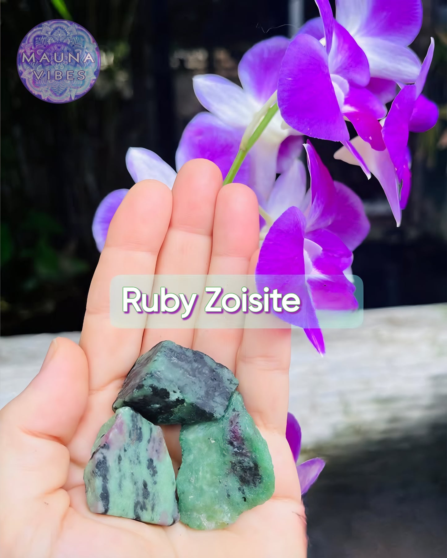 Zoisita Rubí en Bruto de Tanzania: Piedra Natural para la Pasión, el Crecimiento y la Vitalidad