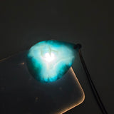 Larimar Necklace – High-Grade AAA Ocean Pattern Larimar, Large Translucent Teardrop,  Azul Collection #2