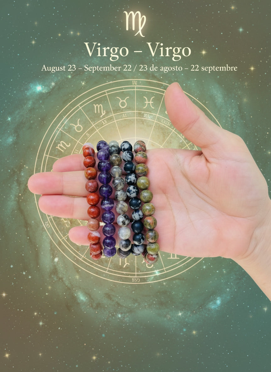 Zodiac Bracelet Collection | Birthstone Crystals for Every Sign 5 Set